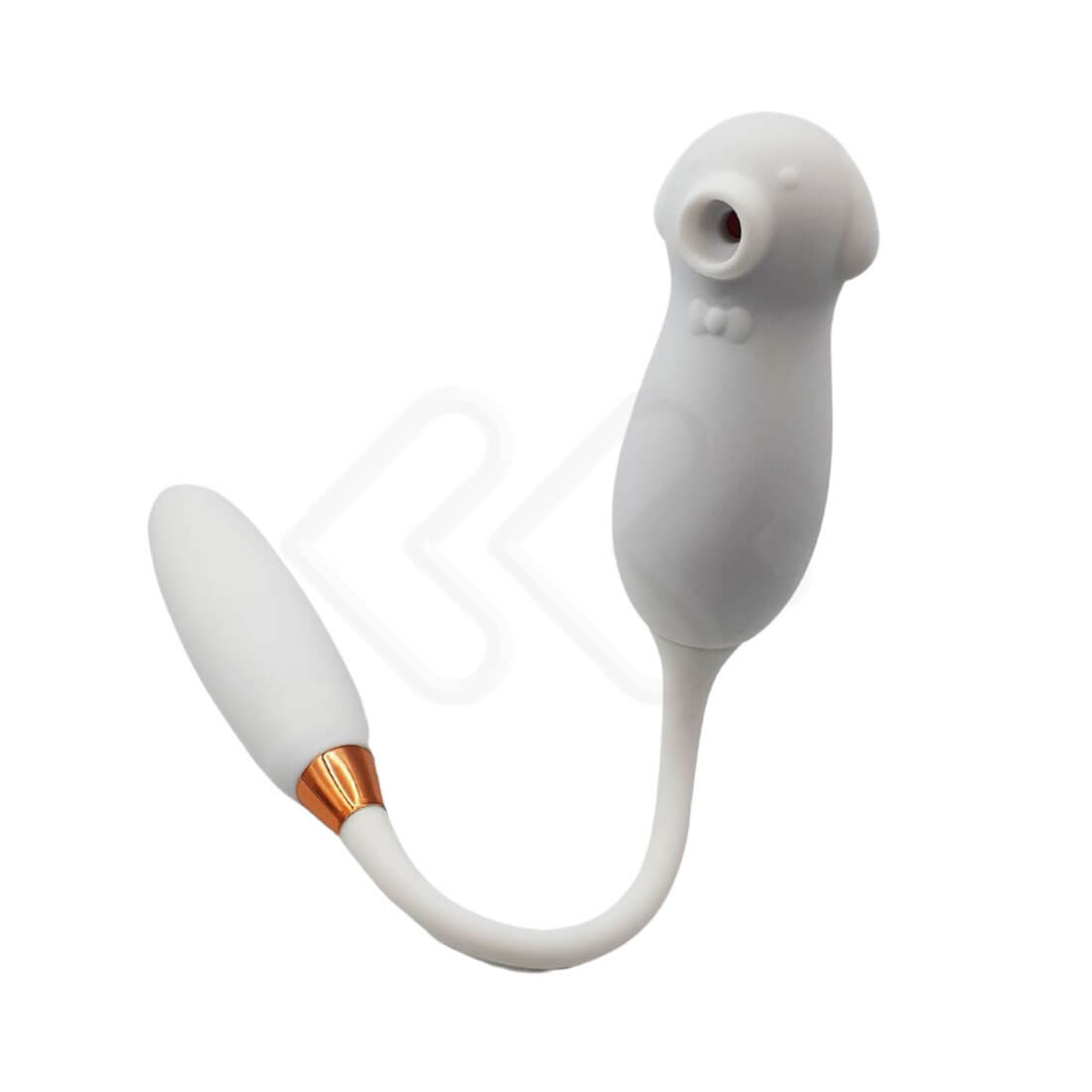 Massageador de Clitóris com 9 Modos de Sucção e Vibrador com 6 Pulsações, Recarregável - Elva Dual Purpose | 11 x 3,2 cm - 4