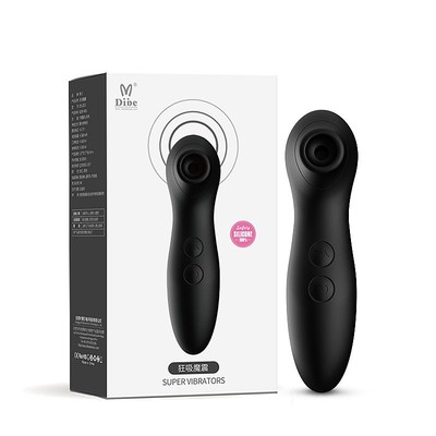 Foto 1 do produto Massageador de Clitóris em Silicone com 7 Modos de Pulsação, Vibração e Recarregável - Dibe Orgasm Clitoral Super Vibratoris - 13 x 3,3 cm | Disponível em 2 Cores