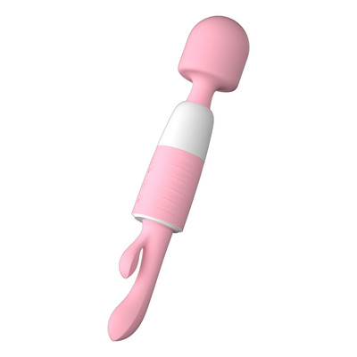 Foto 5 do produto Massageador Corporal Recarregável  2 em 1 com Estimulador Ponto G e 10 Modos de Vibração - Super Love Av Wand