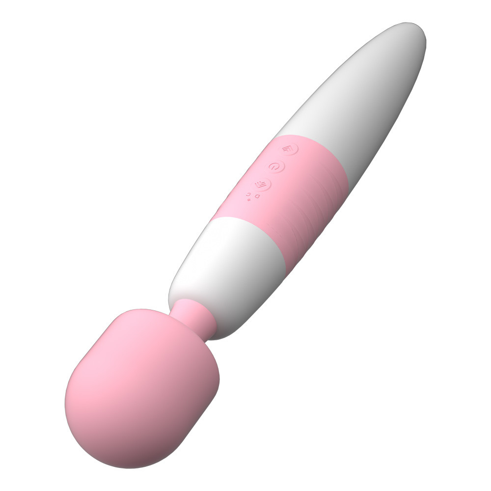 Massageador Corporal Recarregável  2 em 1 com Estimulador Ponto G e 10 Modos de Vibração - Super Love Av Wand - 6