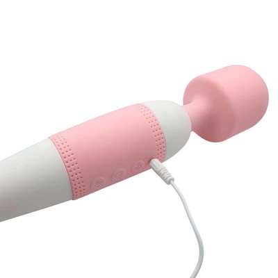 Foto 7 do produto Massageador Corporal Recarregável  2 em 1 com Estimulador Ponto G e 10 Modos de Vibração - Super Love Av Wand