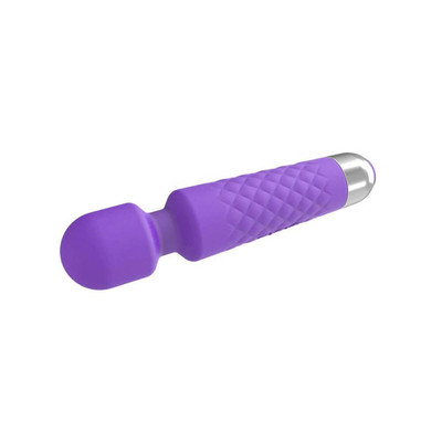 Foto 1 do produto Massageador Erótico Recarregável em Silicone com 20 Modos de Vibração e 8 Intensidades - 19,6 x 4,2 cm | Disponível em 2 Cores