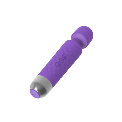 Foto 2 do produto Massageador Erótico Recarregável em Silicone com 20 Modos de Vibração e 8 Intensidades - 19,6 x 4,2 cm | Disponível em 2 Cores