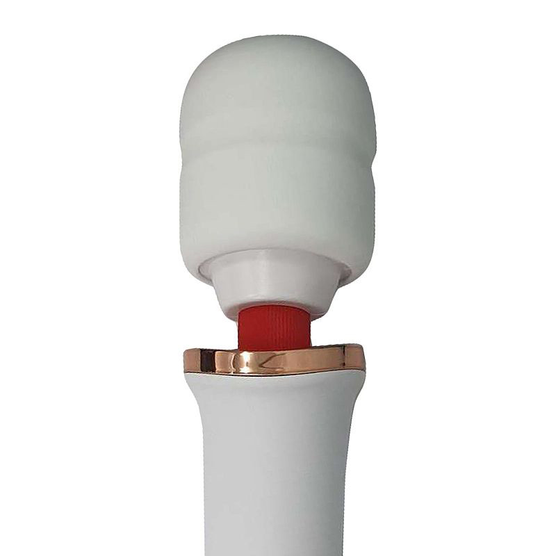 Massageador Recarregável em Silicone com Cabeça Flexível, 10 Modos de Vibração e 5 Modos de Intensidade - Manfly | 33 x 5,6 cm | Disponível em 3 Cores - 3