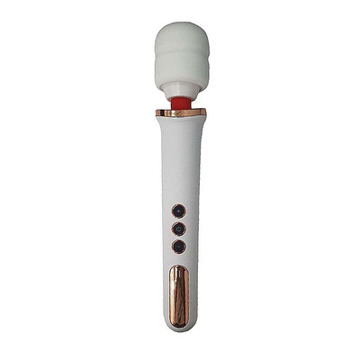 Foto 4 do produto Massageador Recarregável em Silicone com Cabeça Flexível, 10 Modos de Vibração e 5 Modos de Intensidade - Manfly | 33 x 5,6 cm | Disponível em 3 Cores
