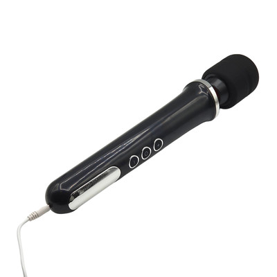Foto 7 do produto Massageador Recarregável em Silicone com Cabeça Flexível, 10 Modos de Vibração e 5 Modos de Intensidade - Manfly | 33 x 5,6 cm | Disponível em 3 Cores