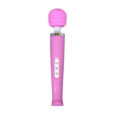 Foto 3 do produto Massageador em Soft Touch com 10 Níveis de Vibração e Recarregável - Love Magic Wand | 31,5 x 5,7 cm | Disponível em 5 Cores