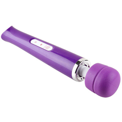 Foto 5 do produto Massageador em Soft Touch com 10 Níveis de Vibração e Recarregável - Love Magic Wand | 31,5 x 5,7 cm | Disponível em 5 Cores