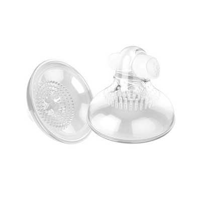 Foto 2 do produto Massageador de Mamilos Duplo em Silicone com 2 Cápsulas Vibratórias - Adão & Eva