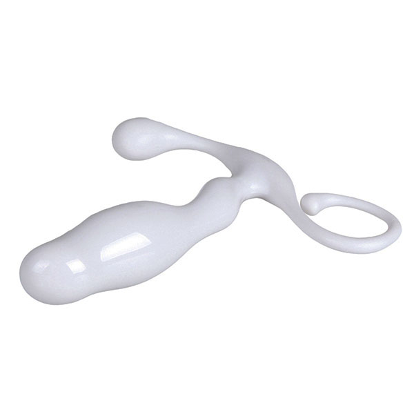 Massageador de Próstata em ABS Durável com Formato Anatómico e Estimulador de Períneo - Adão e Eva | 10,5 x 2,7 cm - 2