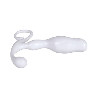 Foto 3 do produto Massageador de Próstata em ABS Durável com Formato Anatómico e Estimulador de Períneo - Adão e Eva | 10,5 x 2,7 cm