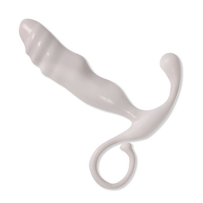 Foto 2 do produto Massageador de Próstata em ABS com Estimulador de Períneo - Adão e Eva | 12,5 x 3 cm