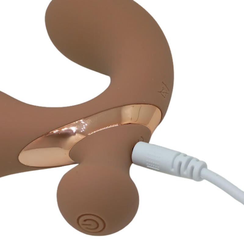 Massageador de Próstata e Estimulador de Períneo em Silicone com 10 Modos de Vibração - Adão & Eva | 8,8 x 3,3 cm | Disponível em 2 Cores - 4