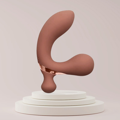 Foto 3 do produto Massageador de Próstata e Estimulador de Períneo em Silicone com 10 Modos de Vibração - Adão & Eva | 8,8 x 3,3 cm | Disponível em 2 Cores