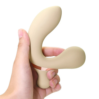 Foto 5 do produto Massageador de Próstata e Estimulador de Períneo em Silicone com 10 Modos de Vibração - Adão & Eva | 8,8 x 3,3 cm | Disponível em 2 Cores