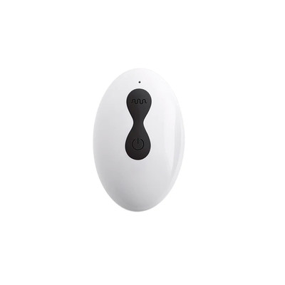 Foto 2 do produto Massageador de Próstata com Estimulador de Períneo em Silicone, 10 Vibrações, Movimentos e Controle Remoto Sem Fio - 10 x 2,6 cm