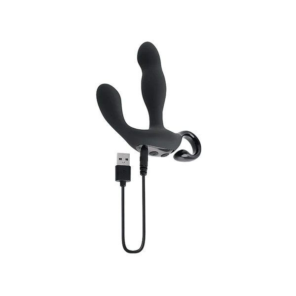 Massageador de Próstata com Estimulador de Períneo em Silicone, 10 Vibrações, Movimentos e Controle Remoto Sem Fio - Evolved Playboy Pleasure Come Hitter - 6