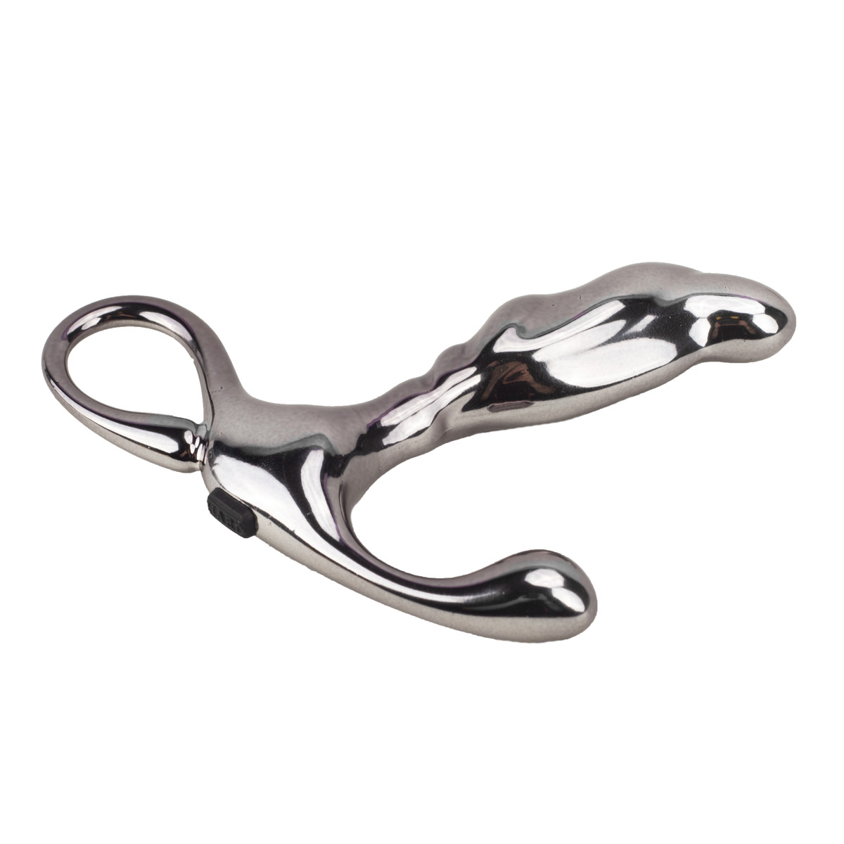 Massageador de Próstata em Metal com Formato Ergonômico e Alça de Segurança - Hard | 6,5 x 1,9 cm | Disponível em 3 Cores - 5