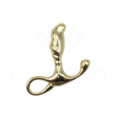 Foto 5 do produto Massageador de Próstata em Metal com Formato Ergonômico e Alça de Segurança - Hard | 6,5 x 1,9 cm | Disponível em 3 Cores