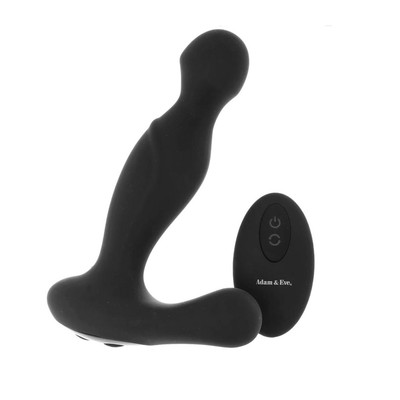 Foto 2 do produto Massageador de Próstata e Períneo com Formato Ergonômico, 10 Modos de Vibração, Função Rotação e Controle Remoto Sem Fio - Adam & Eve Adam's Rotating P-Spot Massager | 11 x 3,2 cm