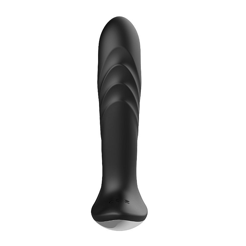 Massageador de Próstata e Períneo com Formato Ergonômico, 7 Modos de Vibração e 5 Função de Rotação - Aphrodisia Anal Swirl | 12 x 3,8 cm - 2