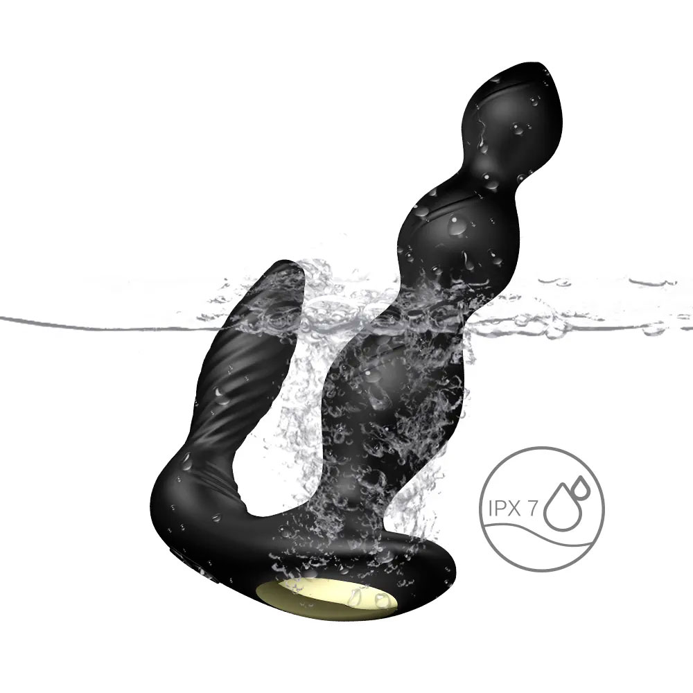 Massageador de Próstata e Períneo Recarregável com Triplo Motor, 9 Modos de Vibração e Controle Wireless - Maxfum| 14,5 x 3,8 cm - 8