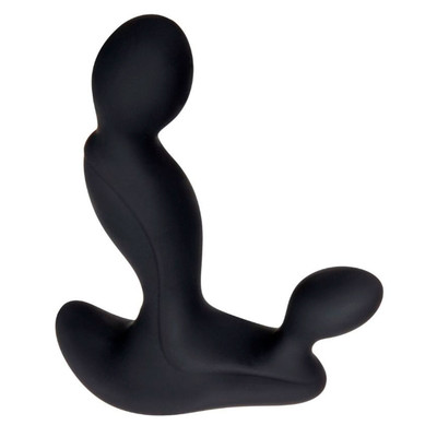 Foto 2 do produto Massageador de Próstata e Períneo em Silicone com 7 Modos de Vibração e Carregamento Via Cabo USB - Adam & Eve Adam's Vibrating Triple Probe | 9,5 x 2,5 cm