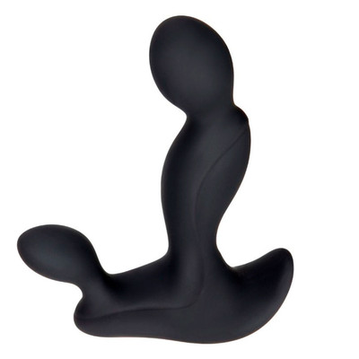 Foto 4 do produto Massageador de Próstata e Períneo em Silicone com 7 Modos de Vibração e Carregamento Via Cabo USB - Adam & Eve Adam's Vibrating Triple Probe | 9,5 x 2,5 cm