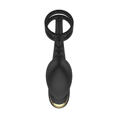 Foto 4 do produto Massageador de Próstata e Períneo em Silicone com Anel Peniano e 9 Modos de Vibração - S-Hande Kings Landing |11,5 x 3,1 cm