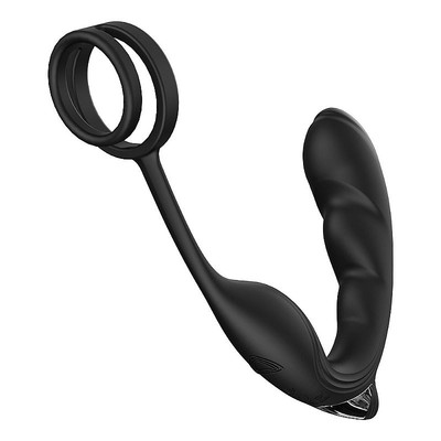 Foto 7 do produto Massageador de Próstata e Períneo em Silicone com Anel Peniano, 9 Modos de Vibração e Controle Remoto Sem Fio - S-Hande Noel RCT | 9 x 3,1 cm | Disponível em 2 Cores