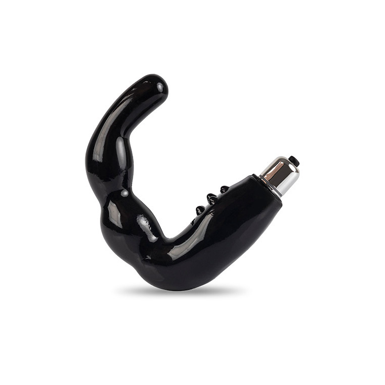 Massageador de Próstata e Períneo em Silicone com Vibração Única e Cerdas Estimuladoras - Dom M1 - 11,5 x 3,8 cm - 2