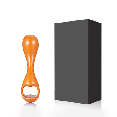 Massageador de Próstata em Resina com Formato Ergonômico com Alça de Segurança | 8 x 3,4 cm