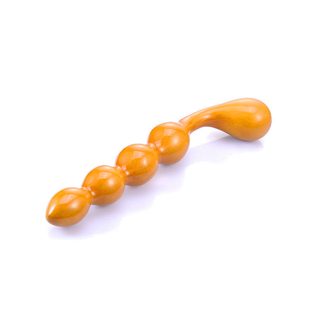 Massageador de Próstata em Resina no Formato Escalonado com Alça de Segurança | 14 x 2,5 cm - 2