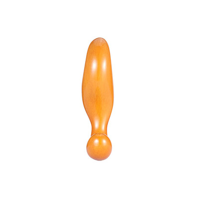 Foto 4 do produto Massageador de Próstata em Resina com Formato Sinuoso com Alça de Segurança | 9,5 x 3,3 cm