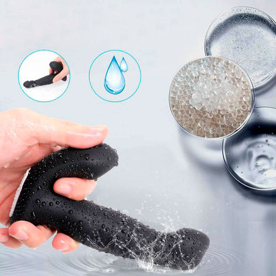 Foto 6 do produto Massageador de Próstata em Silicone com 7 Movimentos de Vai e Vem e 7 Modos de Vibrações - Pleasure Dreams | 12 x 3,4 cm