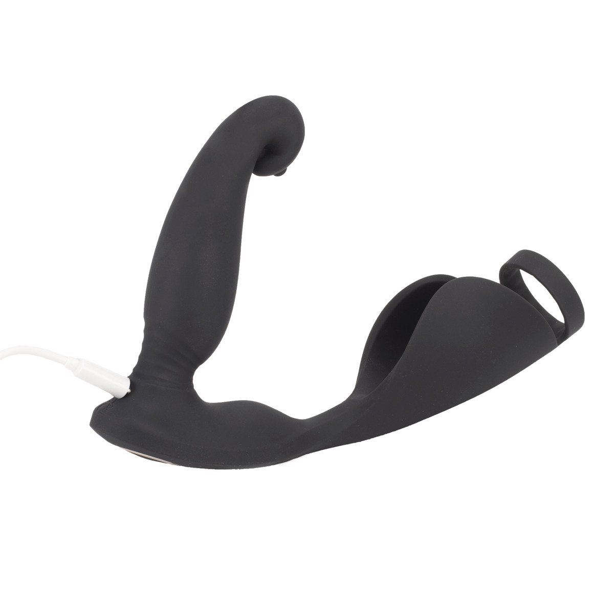 Massageador de Próstata em Silicone com Anel Peniano, 9 Modos de Vibração e Controle Remoto Sem Fio - S-Hande Raptor-RCT | 10,5 x 2,9 cm - 4