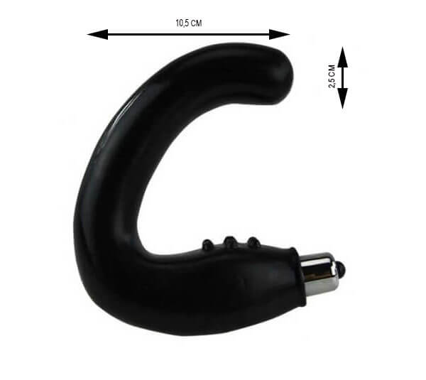 Massageador de Próstata em Silicone com Cápsula Vibratória - Anal Stimulatior - 2