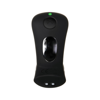 Foto 5 do produto Massageador de Próstata em Silicone com Formato Ergonômico, 7 Modos de Vibração e Controle Remoto Sem Fio - Zero Tolerance T-Bone | 10,3 x 3,6 cm