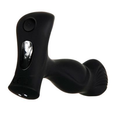 Foto 6 do produto Massageador de Próstata em Silicone com Formato Ergonômico, 7 Modos de Vibração e Controle Remoto Sem Fio - Zero Tolerance T-Bone | 10,3 x 3,6 cm