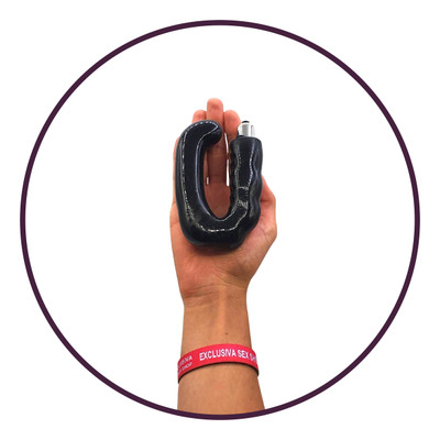 Massageador de Próstata em Silicone com Vibração Única - Dom M2 - 12,5 x 3,9 cm