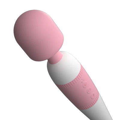 Foto 7 do produto Massageador Recarregável com 10 Tipos de Vibração e Estimulador de Língua com 10 Movimentos - Super Tongue Av Wand