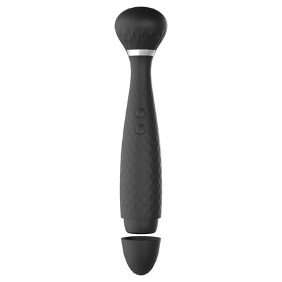 Foto 4 do produto Massageador Recarregável com 10 Vibrações e Pulsações - Lilo We Love Black Knight | 22,5 x 4,7 cm