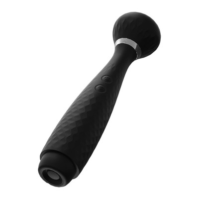 Foto 1 do produto Massageador Recarregável com 10 Vibrações e Pulsações - Lilo We Love Black Knight | 22,5 x 4,7 cm