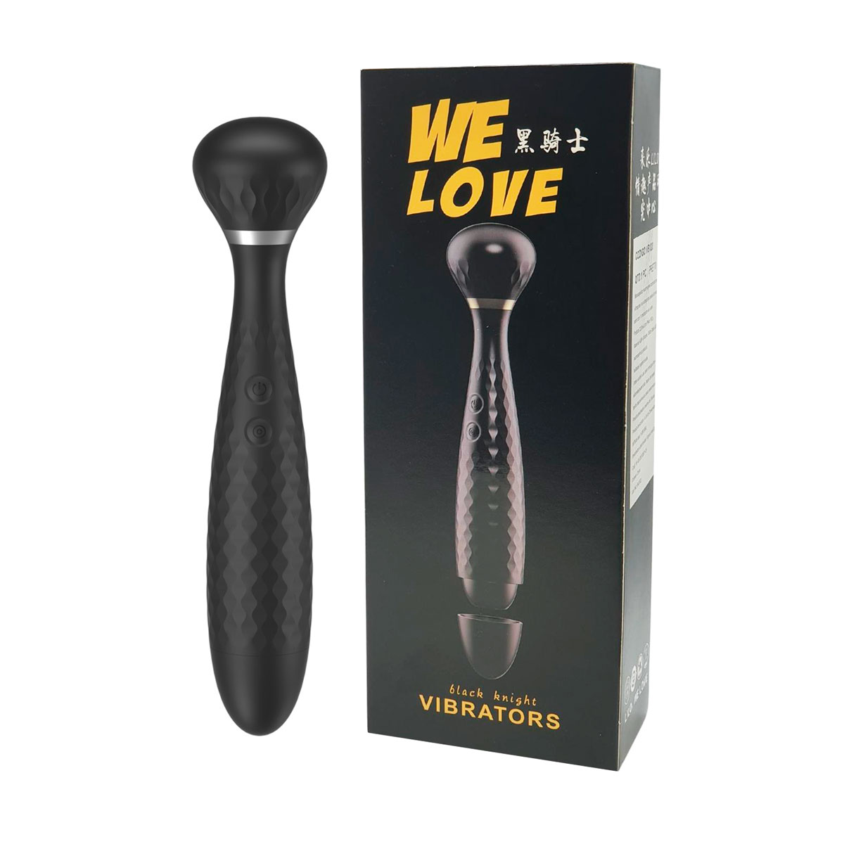 Massageador Recarregável com 10 Vibrações e Pulsações - Lilo We Love Black Knight | 22,5 x 4,7 cm - 2