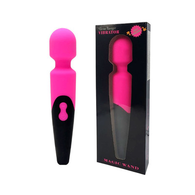 Foto 1 do produto Massageador Recarregável com 7 Modos de Vibração - Magic Wand - 21,8 x 4,2 cm