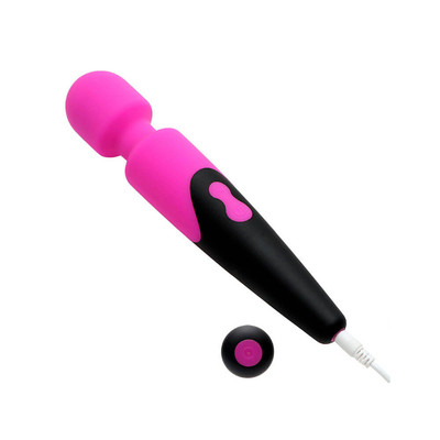 Foto 3 do produto Massageador Recarregável com 7 Modos de Vibração - Magic Wand - 21,8 x 4,2 cm