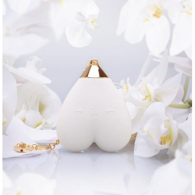 Foto 13 do produto Massageador Recarregável com 8 Modos de Vibrações, Folheado em Ouro 18K e À Prova De Água em Forma de Coração - Zalo Lolita Baby Heart | Disponível em 4 Cores