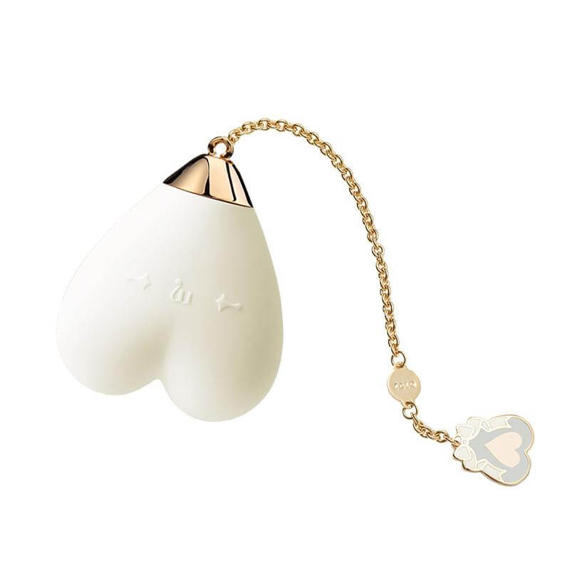 Massageador Recarregável com 8 Modos de Vibrações, Folheado em Ouro 18K e À Prova De Água em Forma de Coração - Zalo Lolita Baby Heart | Disponível em 4 Cores - 11