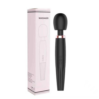 Foto 1 do produto Massageador Recarregável em Silicone com Cabeça Flexível, 5 Modos de Vibração e 4 Modos de Intensidade - 29,5 x 5,4 cm | Pleasure Dreams