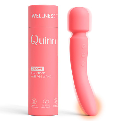 Foto 6 do produto Massageador em Silicone Macio com 2 Motores, 12 Modos de Vibração, 5 Intensidades e Função Aquecimento - Quinn Groove | Disponível em 2 Cores
